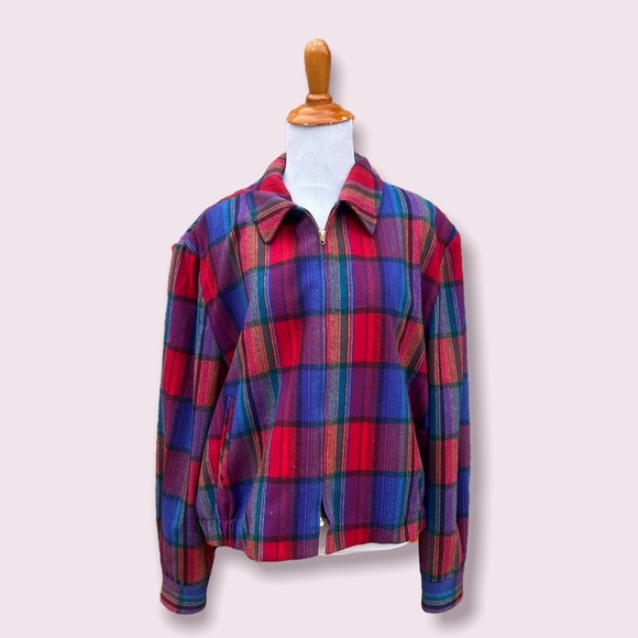 Vintage Pendleton plaid wool jacket - Picture 2 of 4